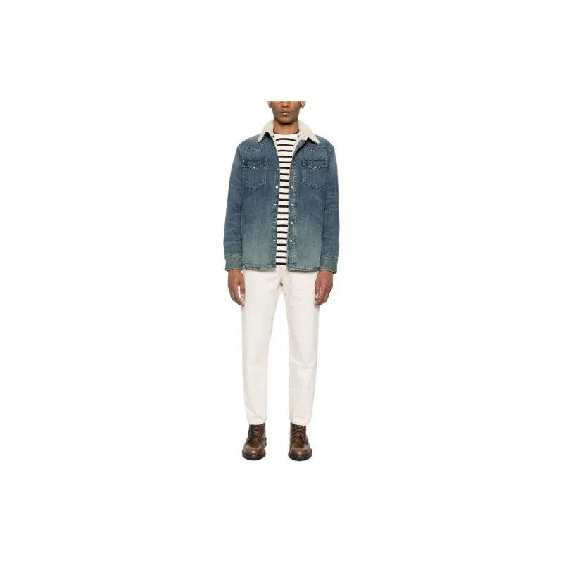 Polo Ralph Lauren Button Up Shearling Collar Jacket-1