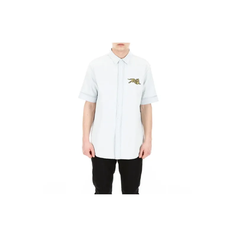 KENZO Shirts Men Light Blue-4