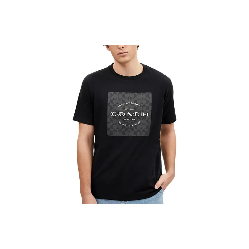 COACH T Shirts Men Black-3