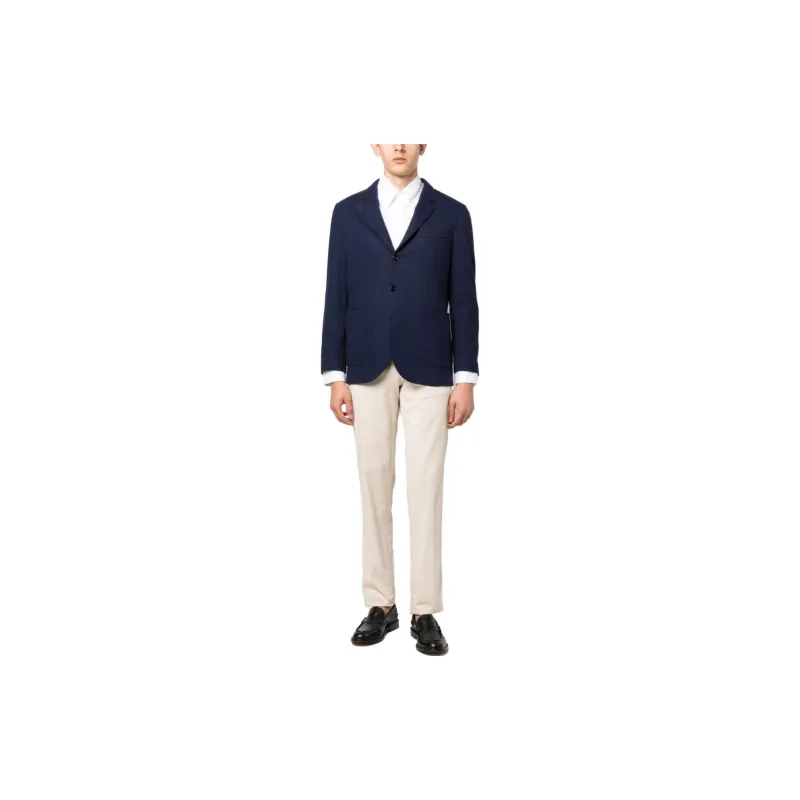 Brunello Cucinelli Button Detailed Jersey Blazer-1