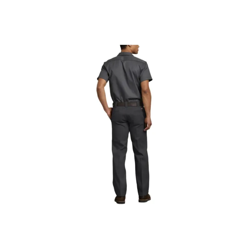 Dickies Slim Fit Straight Leg Work Pants Silver Casual Pants 873 FLEX Slim Fit Men's Black-1