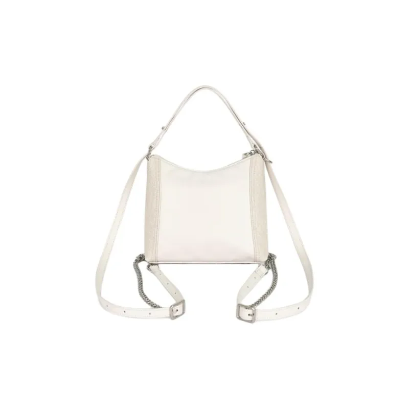 DAPHNE PU Backpack Shoulder Bag Medium Size Women's Blue/White-9
