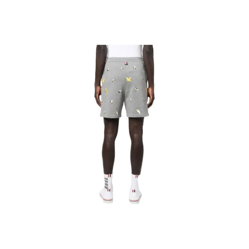THOM BROWNE Casual Shorts Men Gray-2