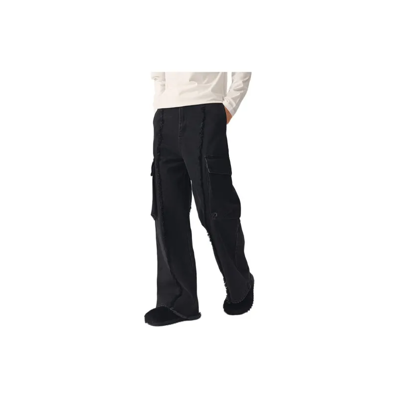 CHINISM Jeans Men Black-3