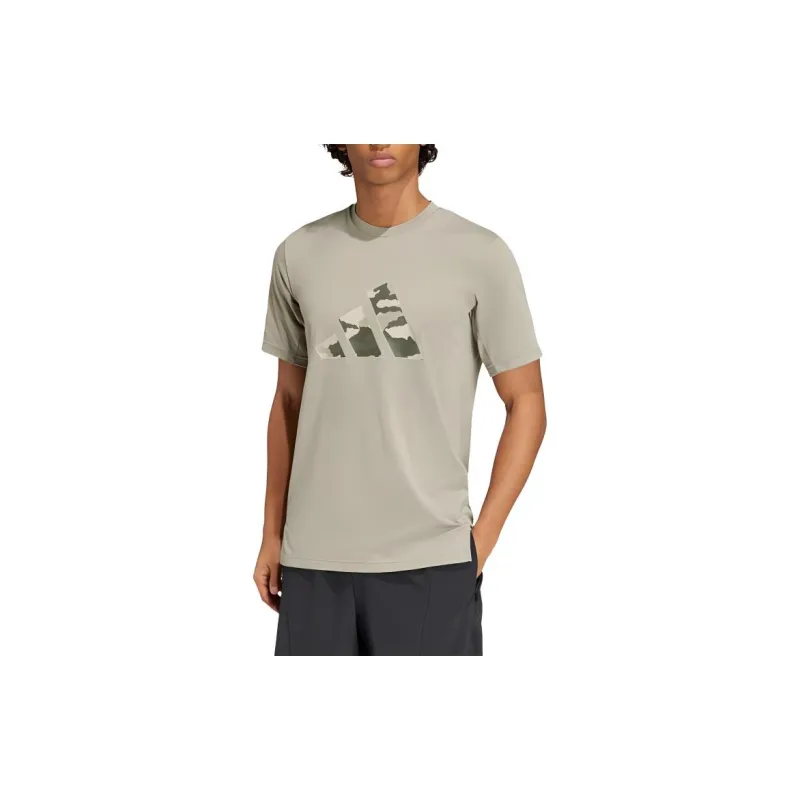 Adidas Train Essentials Camo Graphic Logo T Shirt-1