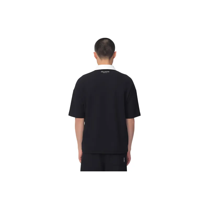Fun x SHINUBI LIANMINGKUAN Polo Shirt Unisex Black-2
