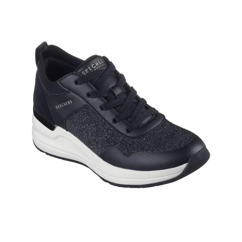 Skechers Billion Anti Slip Wear Resistant Low Top Casual Shoes Women's Black-2