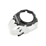 Offshore Black Steel Case+Fluoroelastomer White Strap+Pin Buckle+Tool