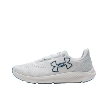 Under Armour Charged Pursuit 3 Durable Breathable Low-Top Casual Running Shoes Men's White