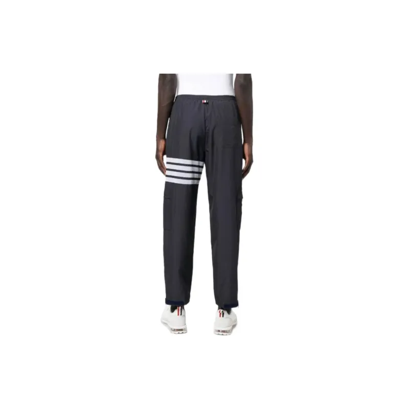 THOM BROWNE 4 Bar Striped Track Pants-2