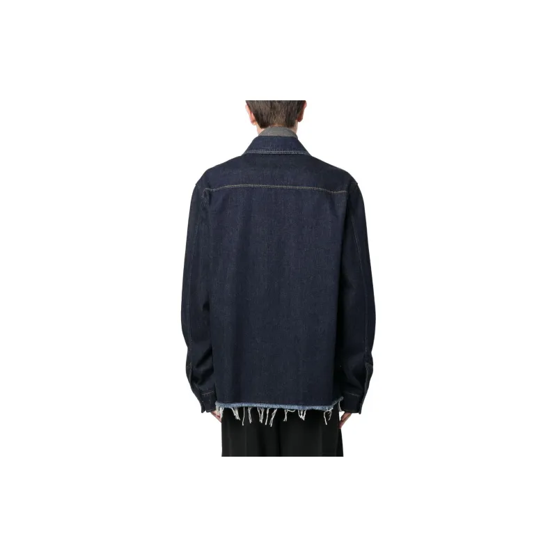 Lanvin Zipped Denim Shirt-3