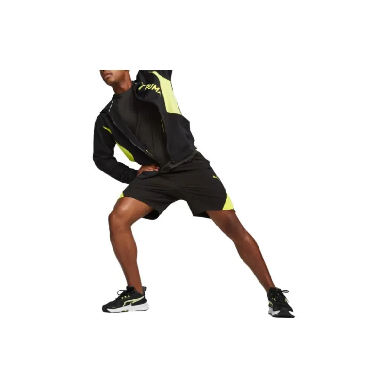 PUMA FIT DOUBLE Men's Full-Zip Hoodie Sweatshirt Men's Black-2