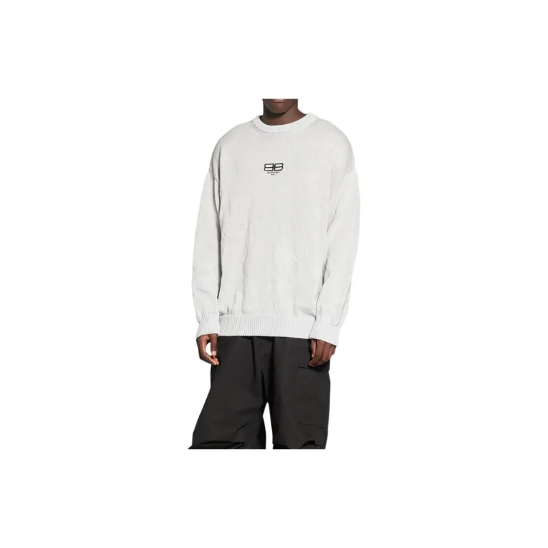 Balenciaga Bb Paris Icon Large Fit Sweater-3