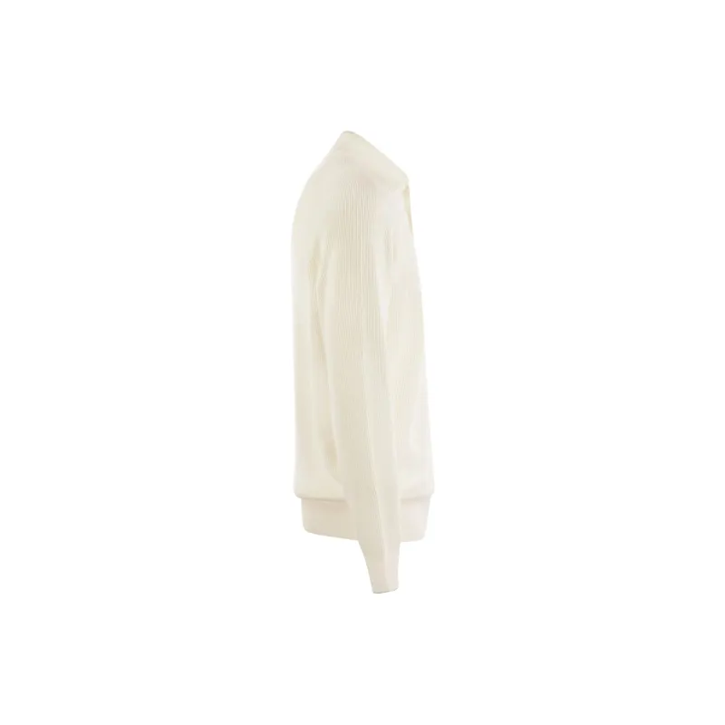 Brunello Cucinelli Long Sleeved Knitted Polo Jumper-2