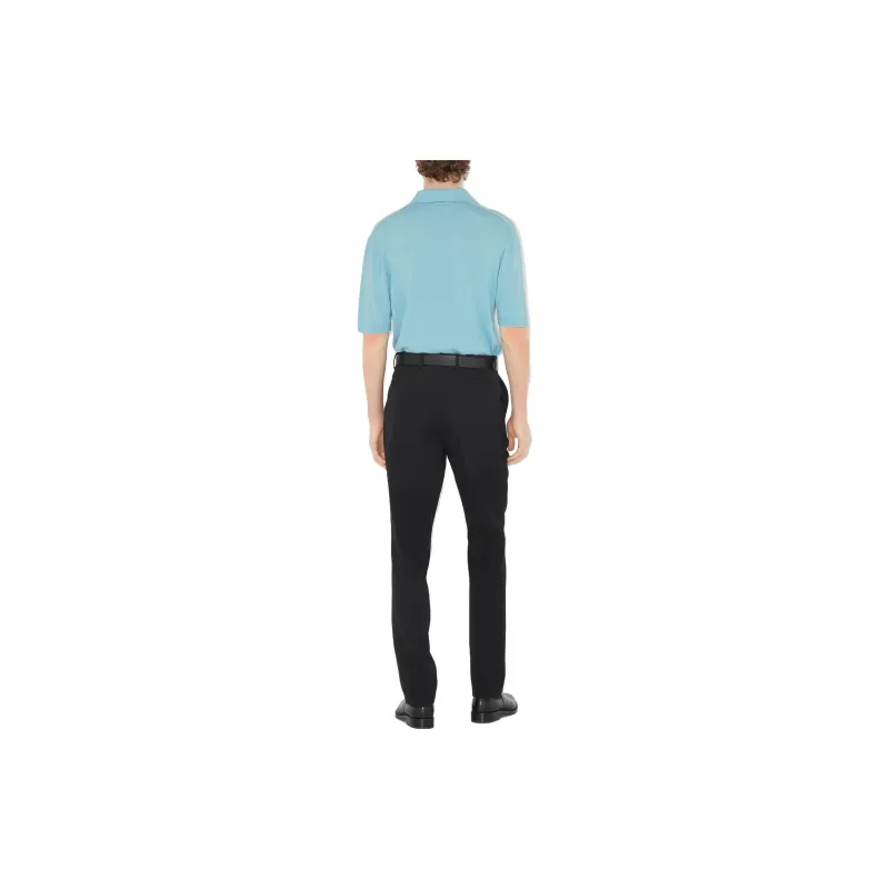 Burberry SS23 Polo Shirt Men's Denim Blue-2