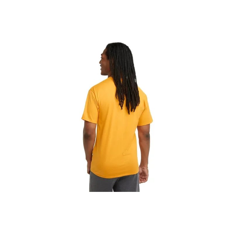 Champion T Shirts Unisex Yellow+Purple-6
