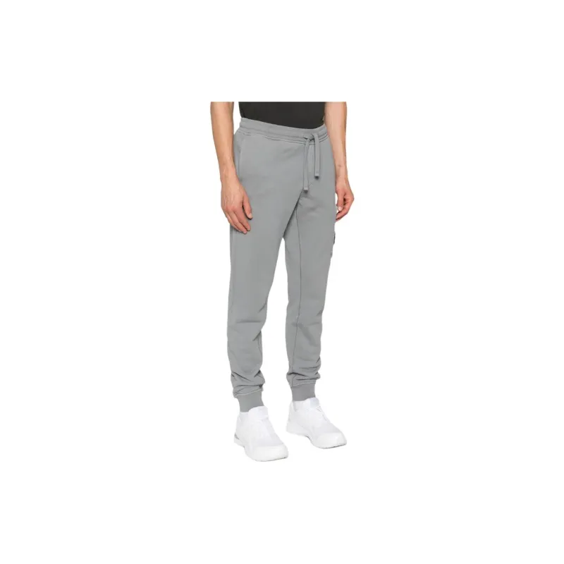 STONE ISLAND Logo Patch Tapered Leg Sweatpants-4