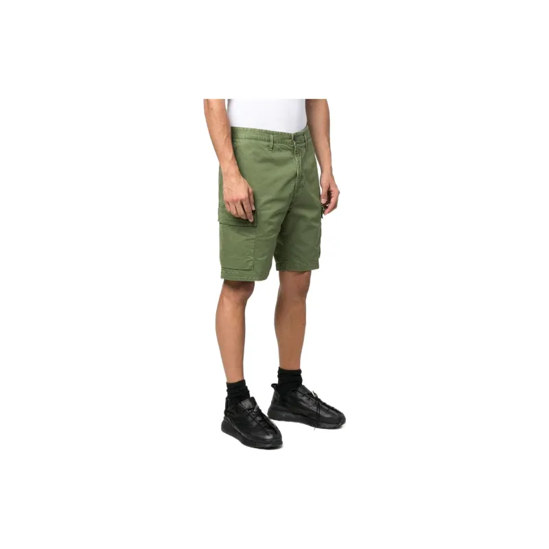 STONE ISLAND Cargo Shorts Men Army Green-3