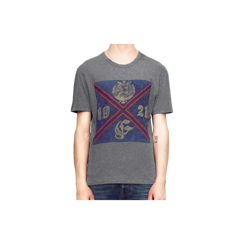 GUCCI T-Shirts Men Dark Gray-3