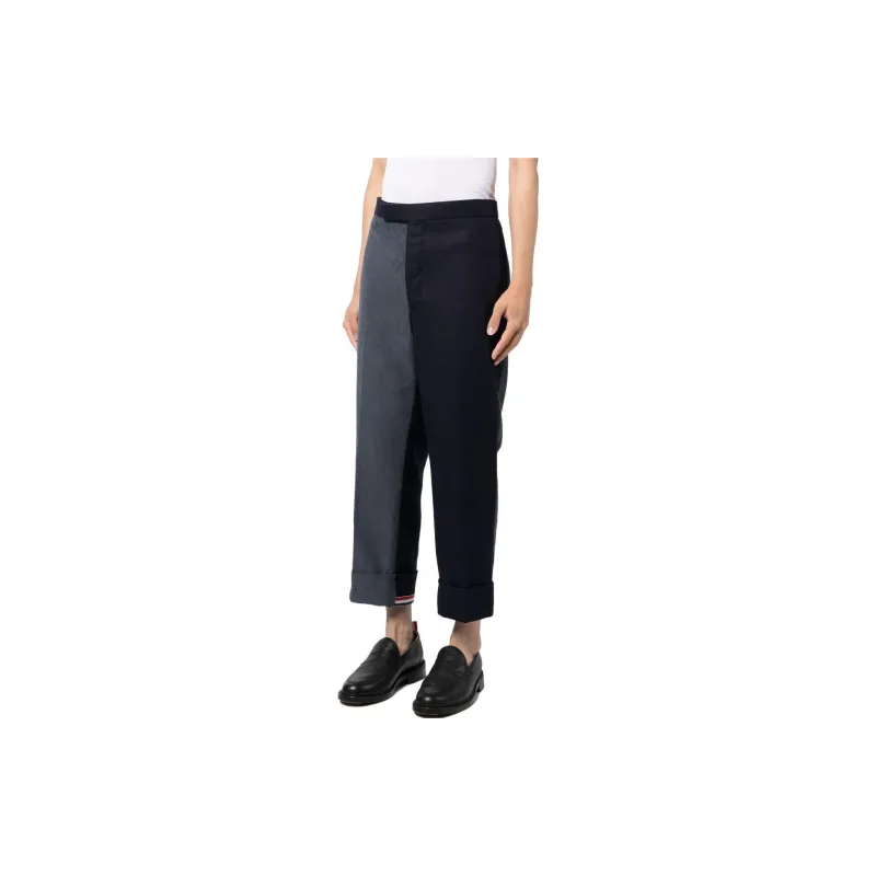 THOM BROWNE Panelled Cropped Trousers-3