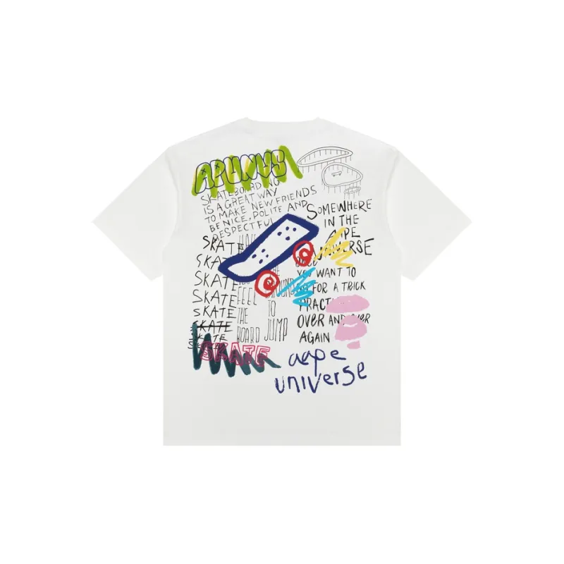 Aape T Shirts Men White WHX-1