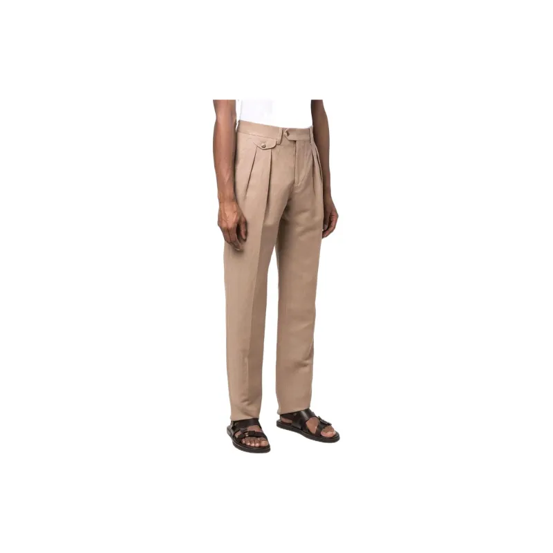 LARDINI Suit Trousers Men Dark Khaki-3