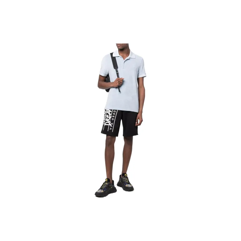 VERSACE Casual Shorts Men Black-5