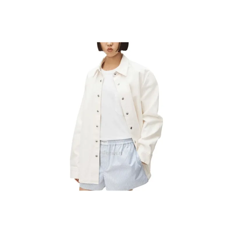 Alexander Wang Shirts Unisex Vintage White-2