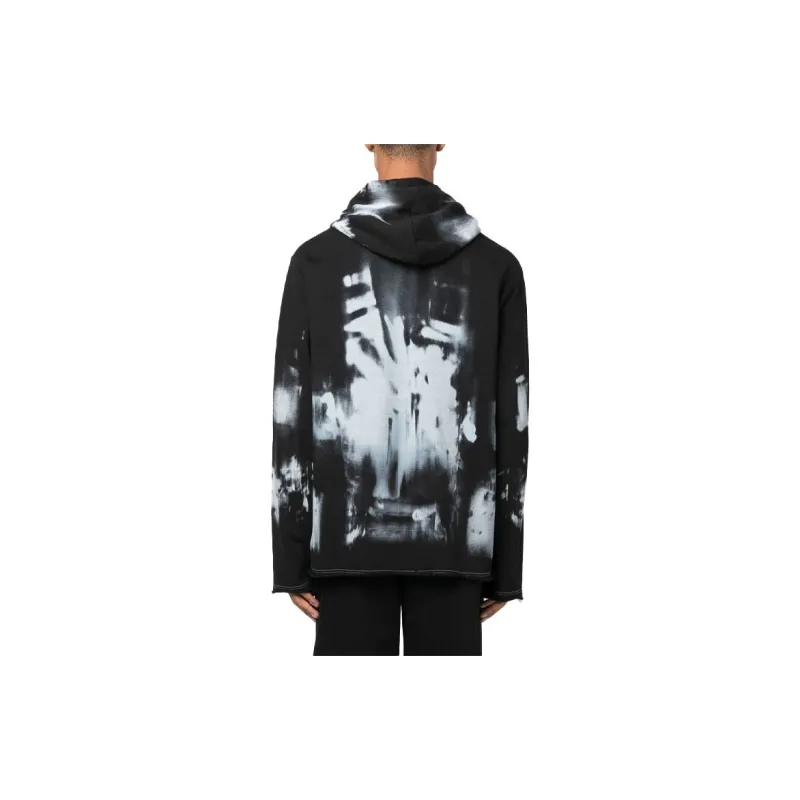 BALMAIN Graphic X ray Print Hoodie-2