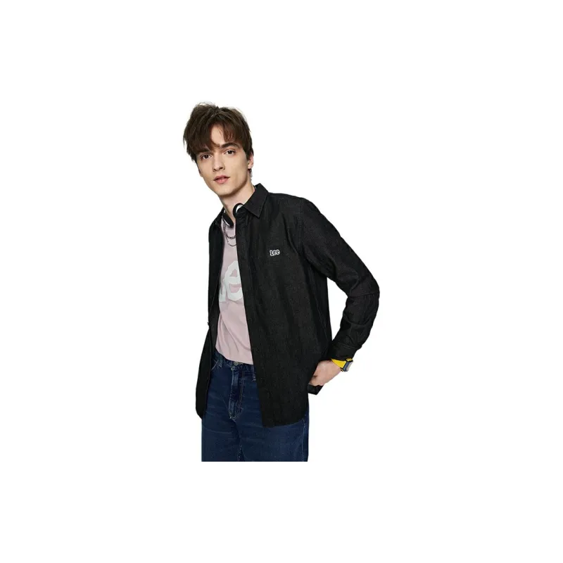 Lee Shirts Men Dark Gray-6