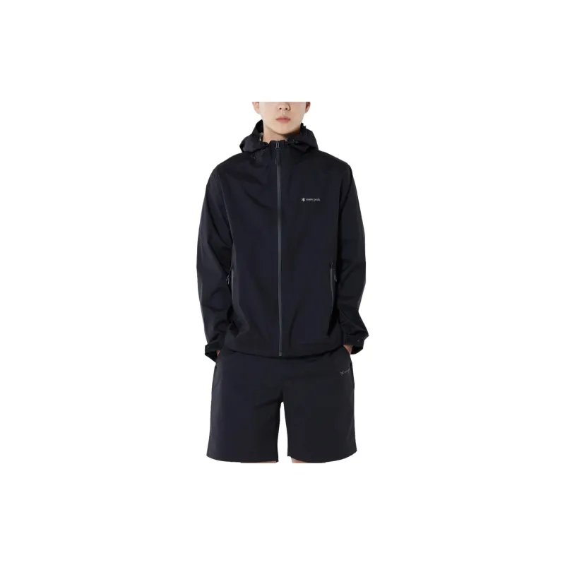 Snow Peak Windbreaker Jackets Men Black-4