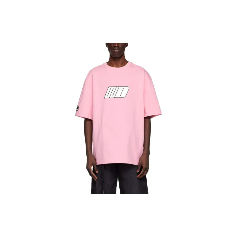 WE11DONE T Shirts Unisex Light Pink-2