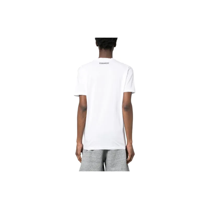 DSQUARED 2 Icon Pixel Printed Crewneck T Shirt-2