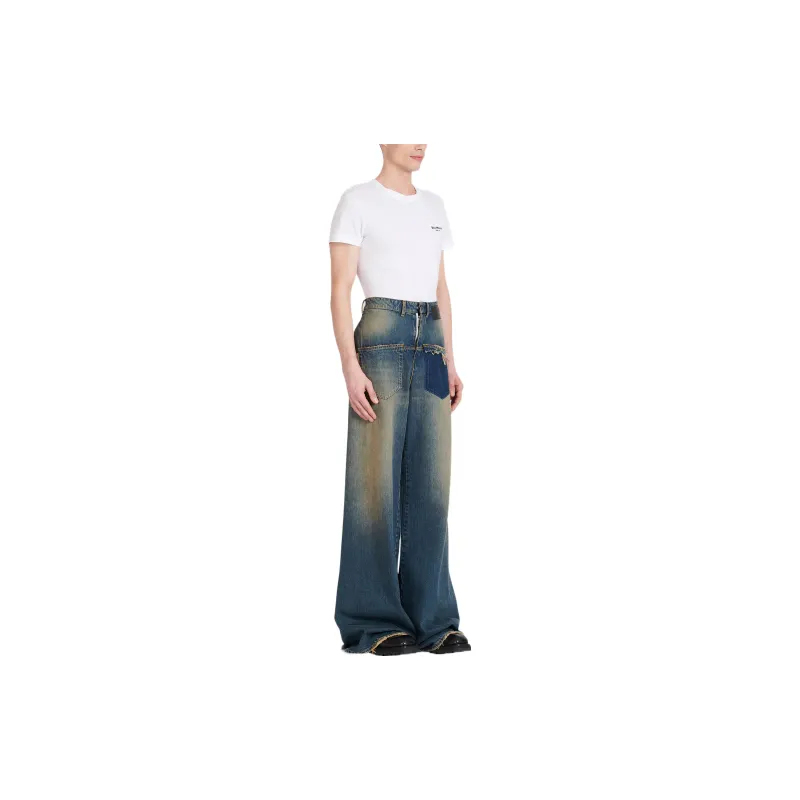BALMAIN Jeans Men Blue-4
