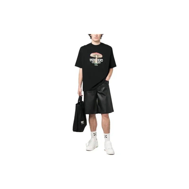 Marcelo Burlon 'Vertigo' Mushroom print T shirt-1
