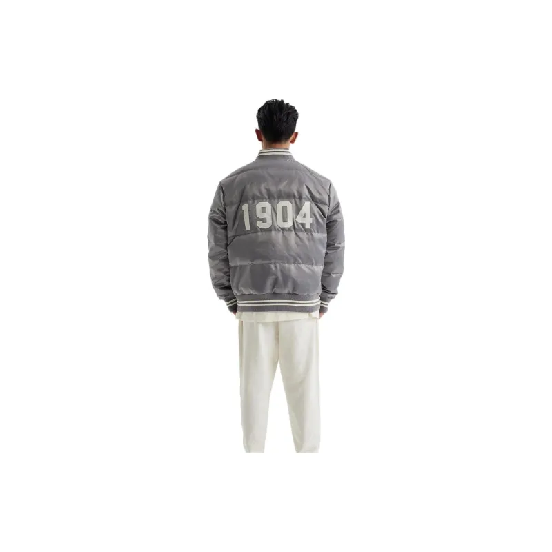 Mitchell & Ness Down Jacket Unisex Gray-2