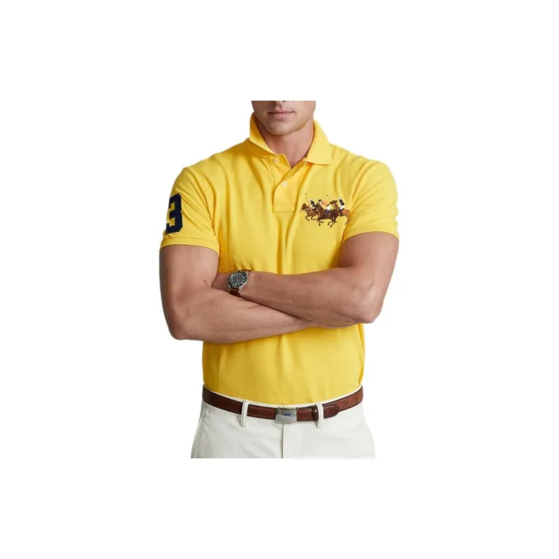 Polo Ralph Lauren SS22 Polo Shirt Men's Yellow-1