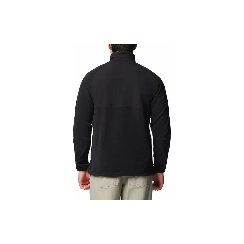 Columbia Columbia Mens Black Sage Peak Full Zip Fleece Jackets Coats Men's Black-1