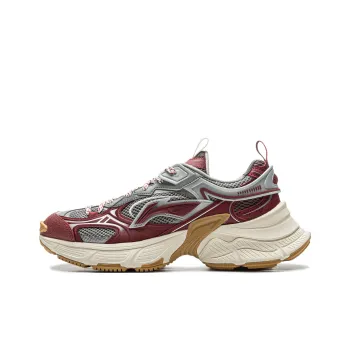 LINING Star Chunky Sneakers Men Low Top Red Gray