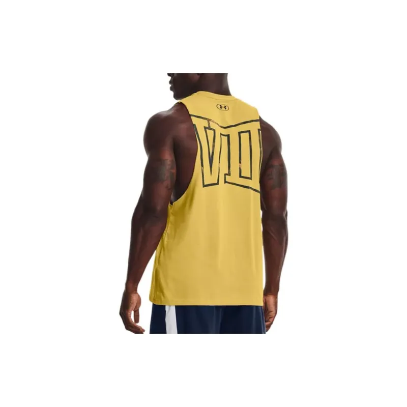 Under Armour Project Basketball Jerseys Men's Yellow-3