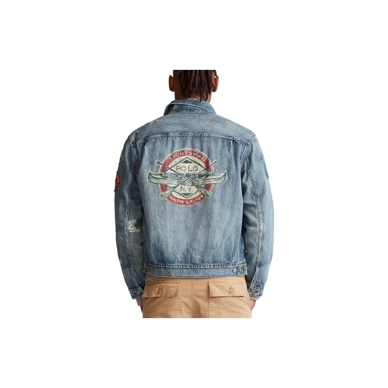 Polo Ralph Lauren SS23 Jackets & Coats Men's Denim Blue-2