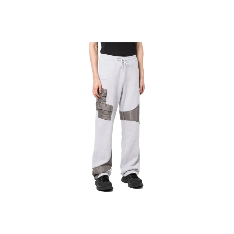 HELIOT EMIL Organic-cotton Patchwork Track-pants-3