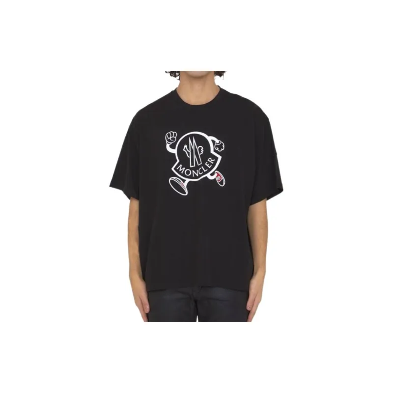 Moncler T Shirts Men Black-3
