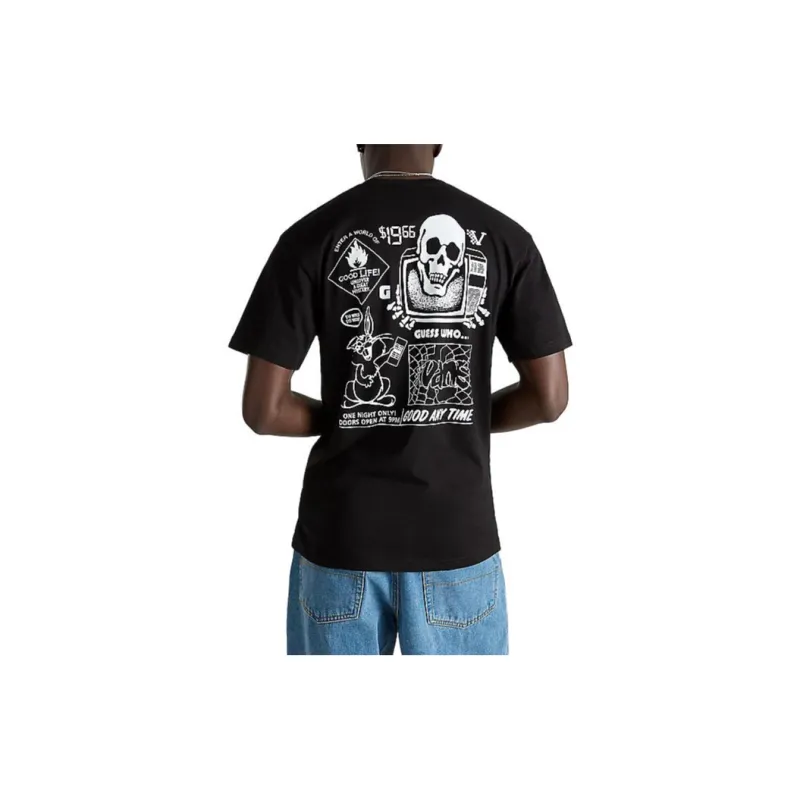 Vans CRAZY EDDY T Shirt Unisex Black-3