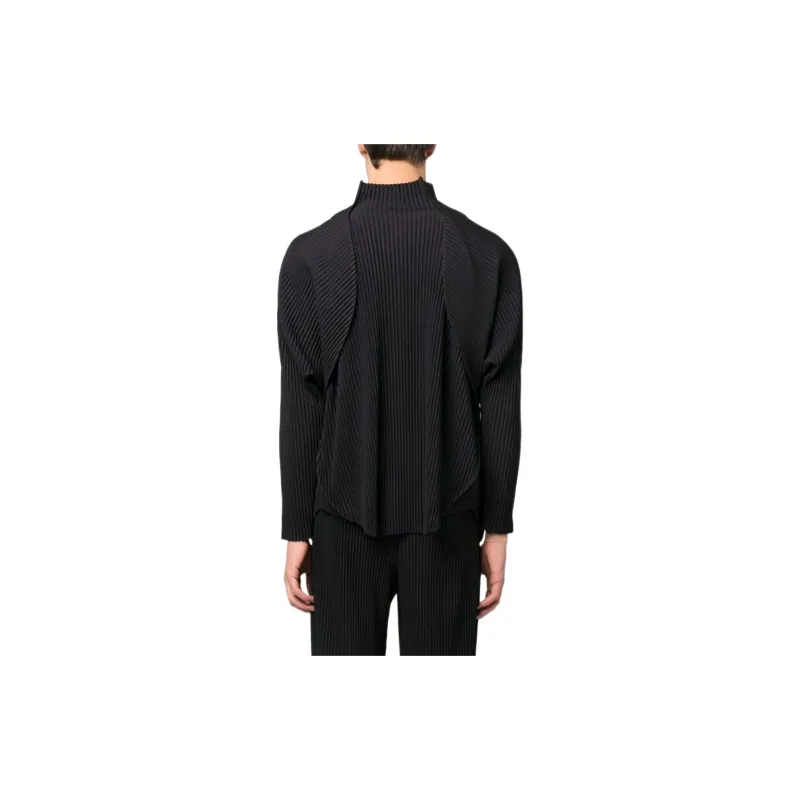 Homme Plissé Issey Miyake T Shirts Men Black-2