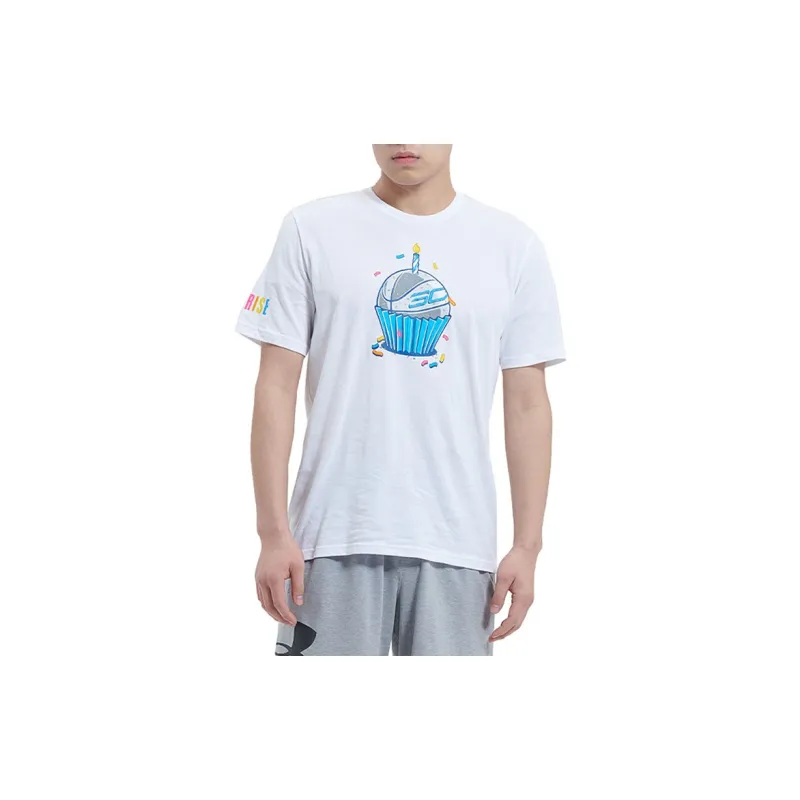 Under Armour Set in Sleeve T Shirt Men's White-2