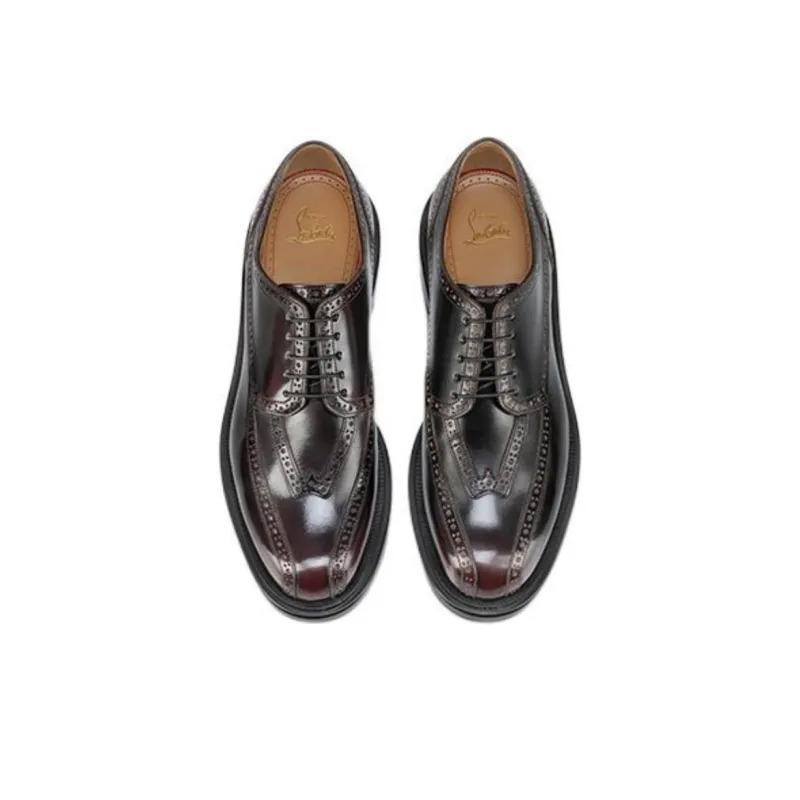 CL LUBOTING Dress Shoes Men's Dark Coffee-3