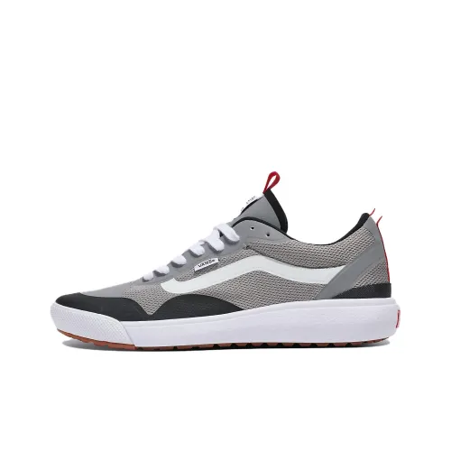 Vans UltraRange Anti-Slip Wear-Resistant Low-Top Skateboard Shoes Unisex Gray White