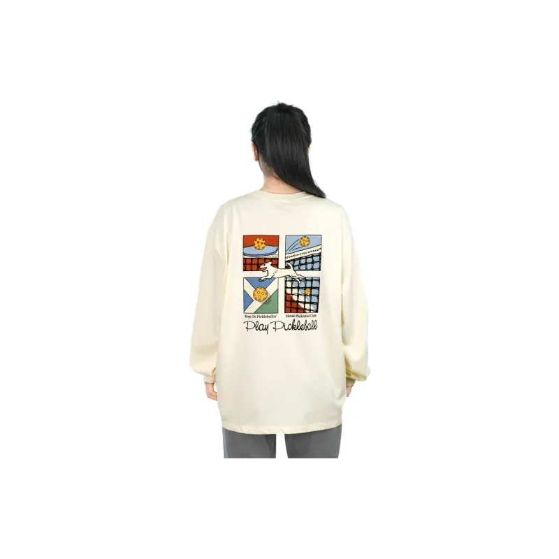SANJQ T Shirts Unisex Ecru-2
