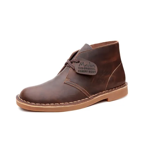 MADEN Ankle Boots Men Brown